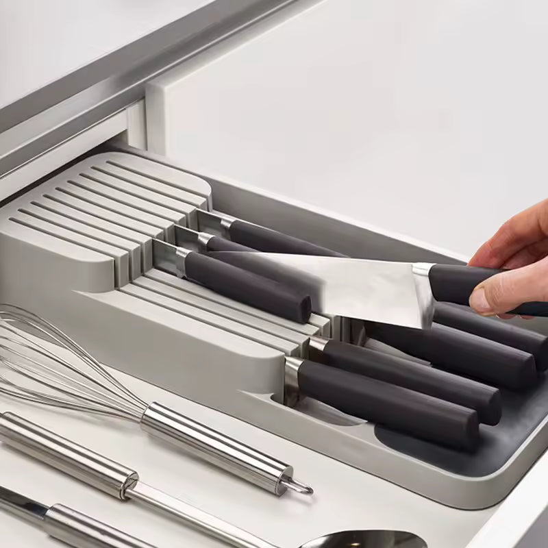 🔪 Organizador de Cuchillos para Cajón de Cocina – Seguridad y Orden en un Solo Paso