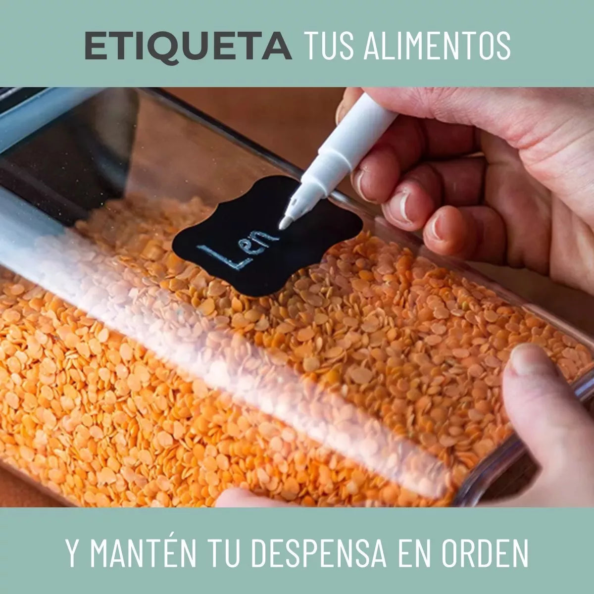 🥗 Set de 7 Contenedores Herméticos para Alimentos – Organización Total en tu Cocina