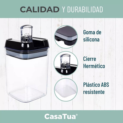 🥗 Set de 7 Contenedores Herméticos para Alimentos – Organización Total en tu Cocina