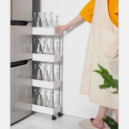 🛒 Carrito Organizador 4 Niveles con Ruedas – Orden y Practicidad en Movimiento