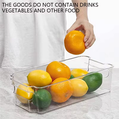 🧊 Set de 8 Organizadores Transparentes para Refrigerador – Orden y Practicidad en tu Cocina
