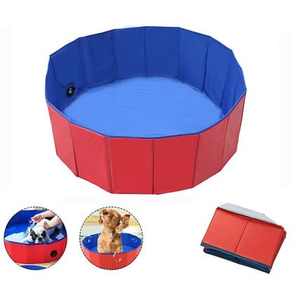🐶 Piscina Plegable para Mascota 80x20 cm – Diversión y Refresco en Verano