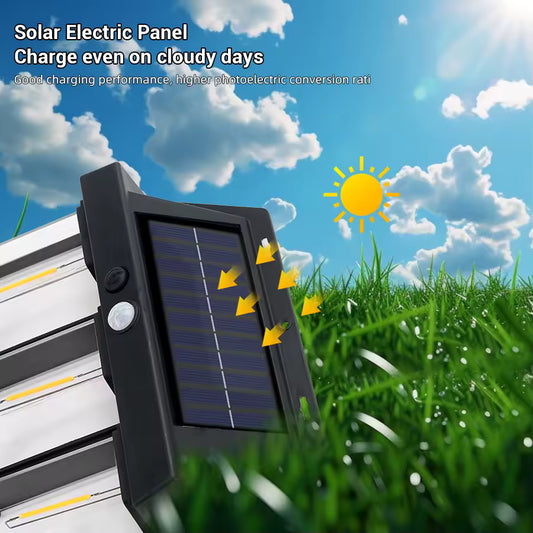 ☀️ Lámpara Solar con Sensor de Movimiento – Ilumina tu Exterior de Forma Eficiente y Segura