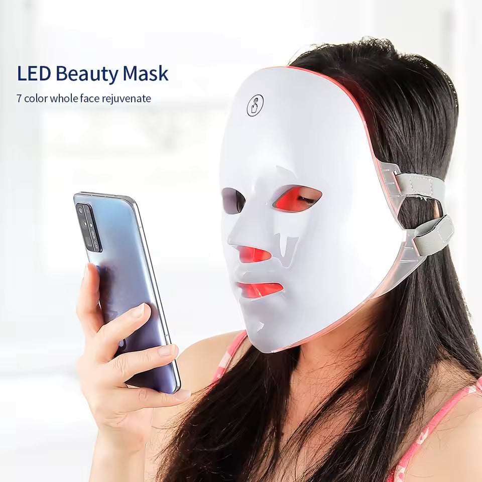 ✨ Máscara de Terapia LED – Rejuvenece tu piel con luz profesional en casa