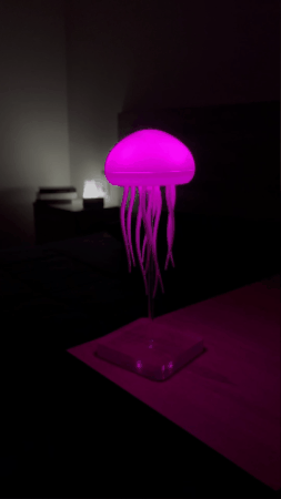Lámpara LED Medusa con Tentáculos Móviles y Cambio de Color - ¡El Producto Viral de TikTok!